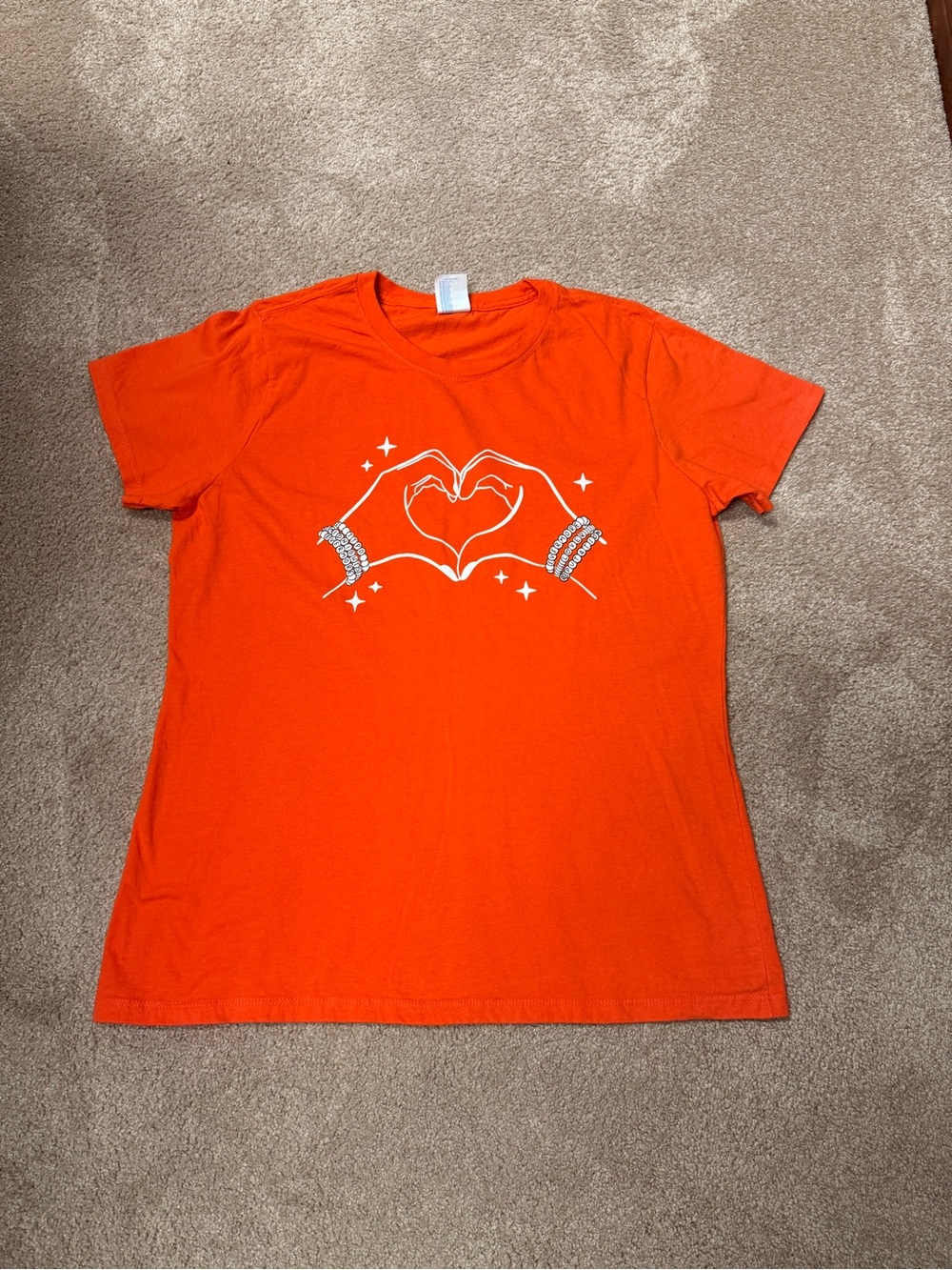 Like New Taylor Swift Orange Tshirt